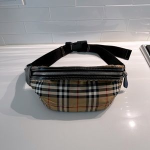 Burberry Check Cross Body Bum Bag